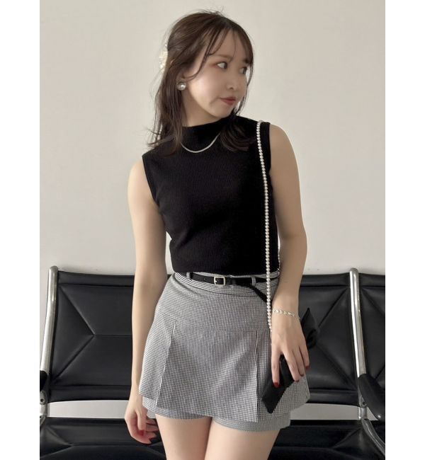 dazzlin「コンパクトノースリニットトップス」|ニット・セーター|