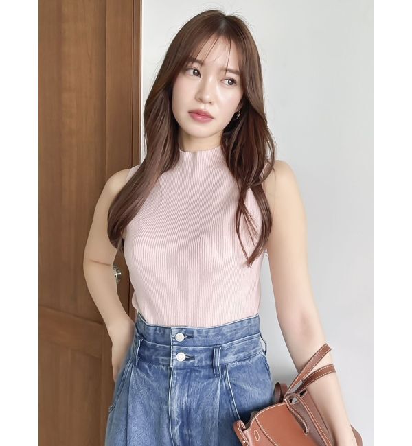 dazzlin「コンパクトノースリニットトップス」|ニット・セーター|