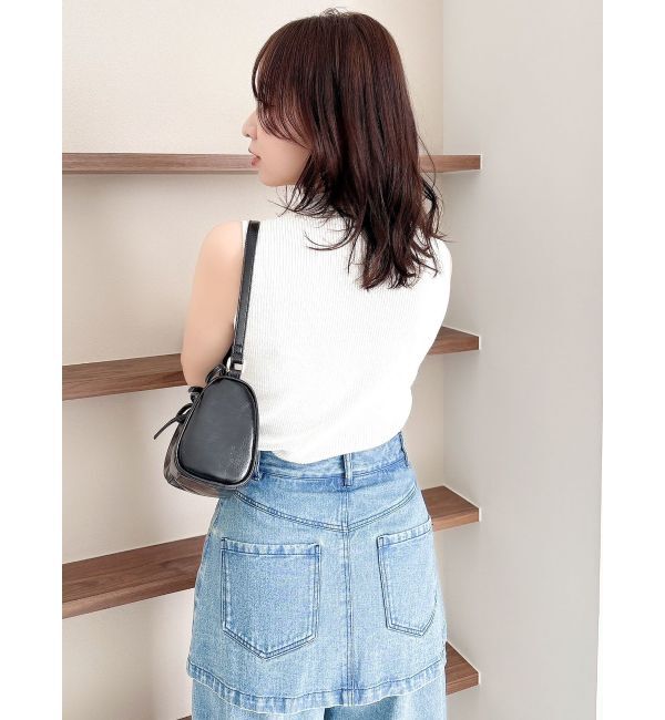 dazzlin「コンパクトノースリニットトップス」|ニット・セーター|