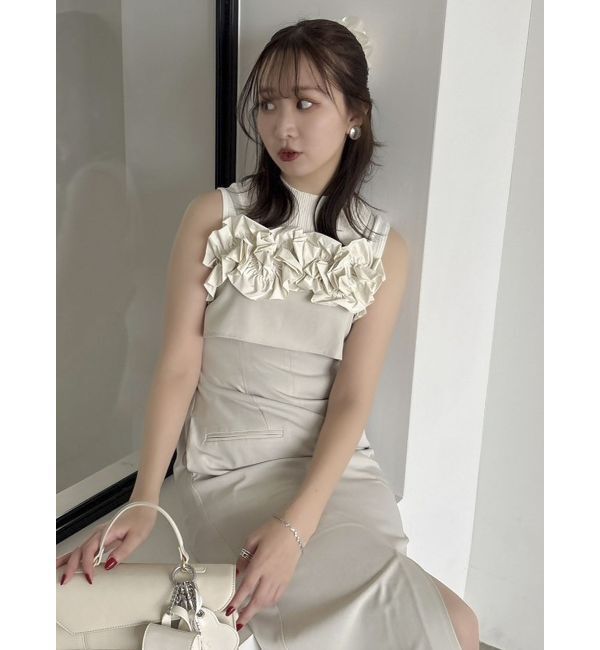 dazzlin「コンパクトノースリニットトップス」|ニット・セーター|