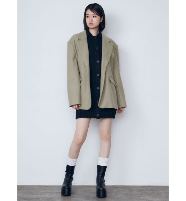 EMODA「シングルカラーミニマルワンピース」|ワンピース|