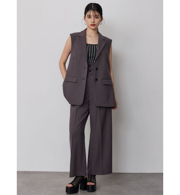 MURUA「ハイウエストセンプレワイドパンツ【セットアップ着用可】【接触冷感】」|その他|