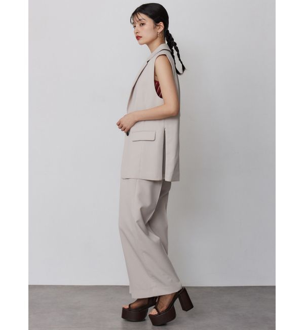 MURUA「ハイウエストセンプレワイドパンツ【セットアップ着用可】【接触冷感】」|その他|