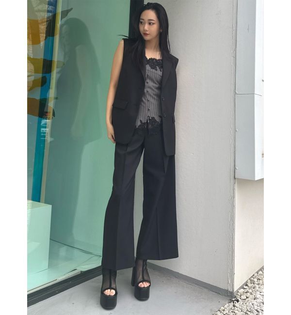 MURUA「ハイウエストセンプレワイドパンツ【セットアップ着用可】【接触冷感】」|その他|