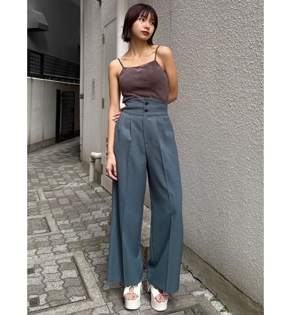 MURUA「ハイウエストセンプレワイドパンツ【セットアップ着用可】【接触冷感】」|その他|