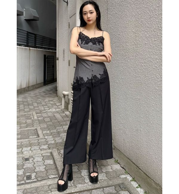 MURUA「ハイウエストセンプレワイドパンツ【セットアップ着用可】【接触冷感】」|その他|