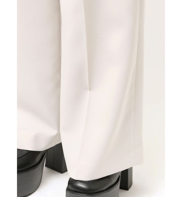 MURUA「ハイウエストセンプレワイドパンツ【セットアップ着用可】【接触冷感】」|その他|