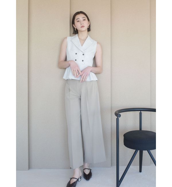 LAGUNAMOON「タックペプラムベスト」|その他|