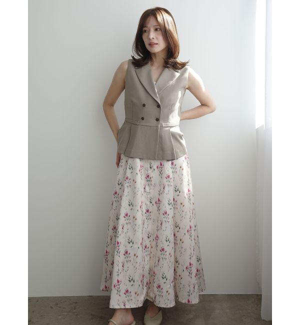 LAGUNAMOON「タックペプラムベスト」|その他|