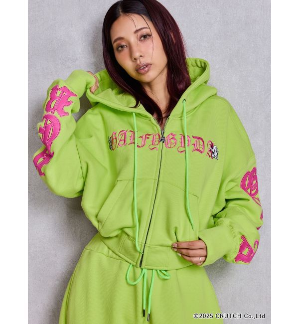 GYDA「GYDA&times;GALFY bijou wing パーカー」|パーカー|