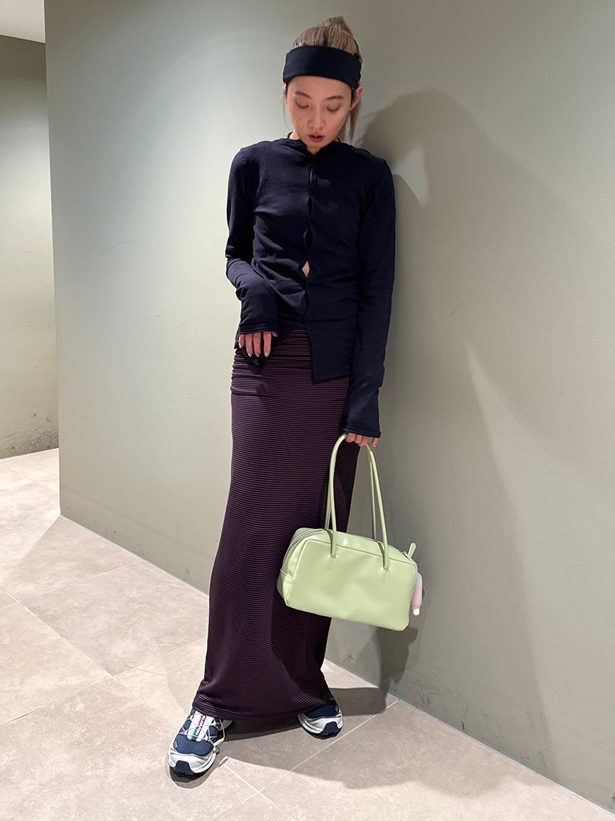 emmi atelier「【ONLINE限定カラーあり】2wayスラブ天竺カットソー」|Tシャツ・カットソー|