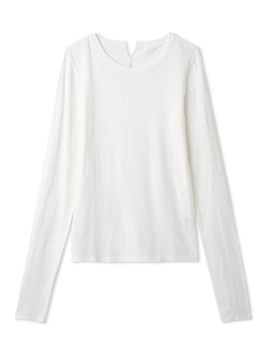 emmi atelier「【ONLINE限定カラーあり】2wayスラブ天竺カットソー」|Tシャツ・カットソー|