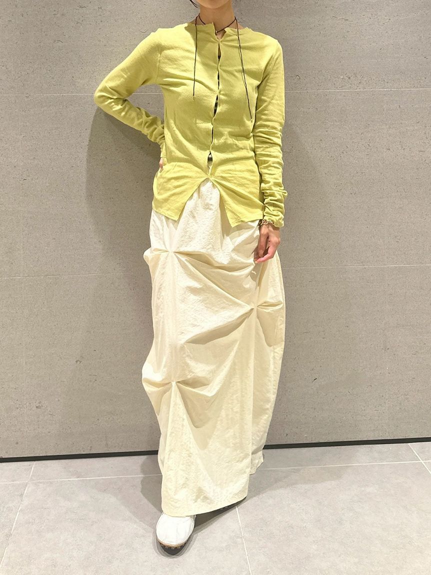 emmi atelier「【ONLINE限定カラーあり】2wayスラブ天竺カットソー」|Tシャツ・カットソー|