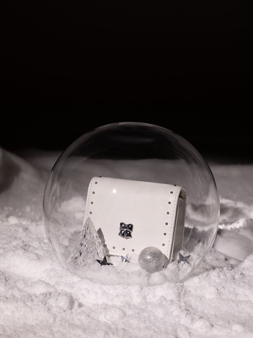 FURFUR「【限定カラー】リボンカシメミニウォレットショルダー」|財布|WHT