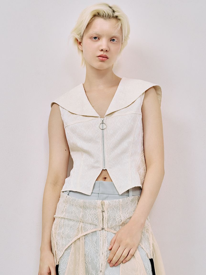 FURFUR「セーラーカーラーブラウス」|シャツ・ブラウス|IVR