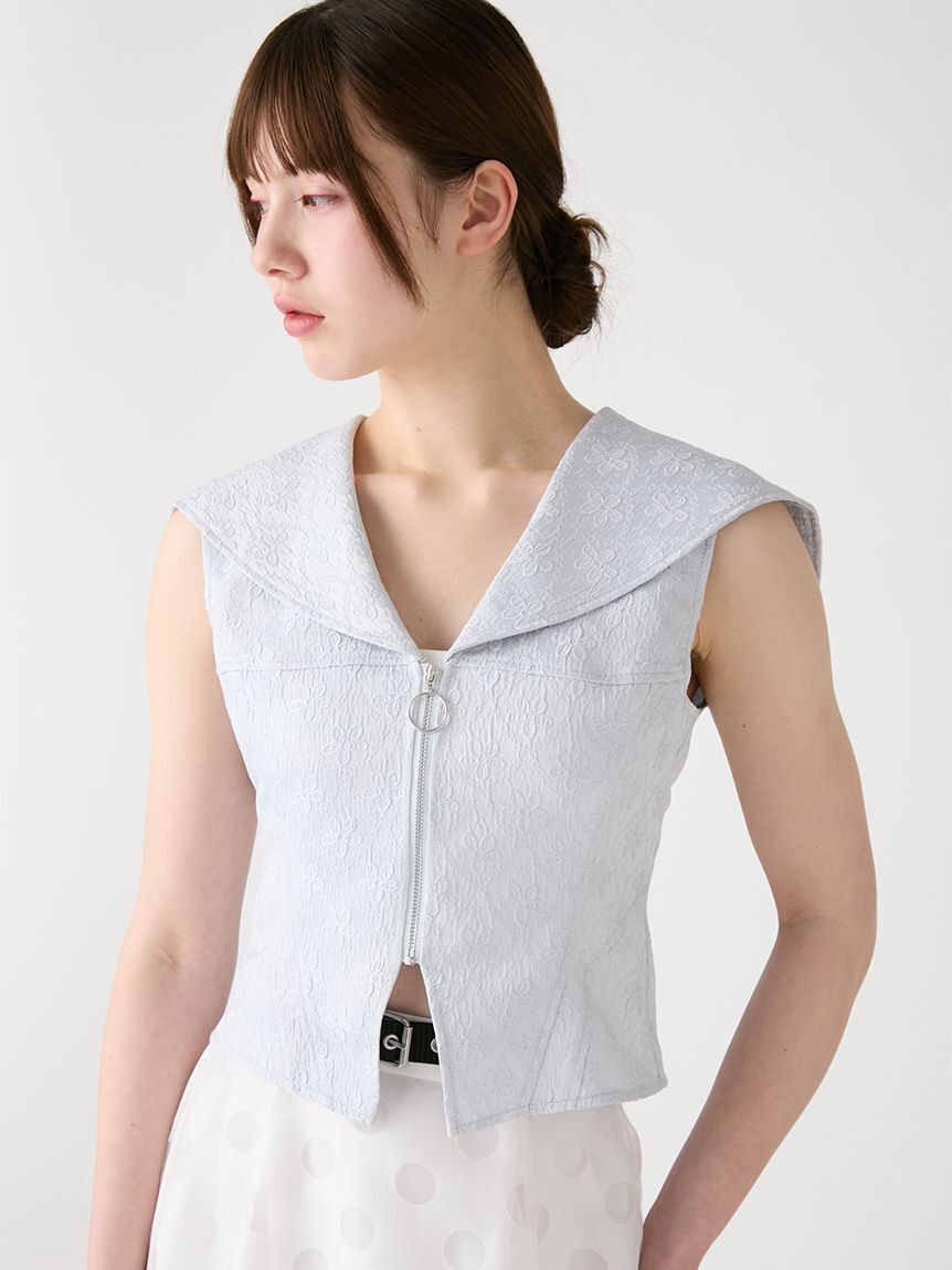 FURFUR「セーラーカーラーブラウス」|シャツ・ブラウス|