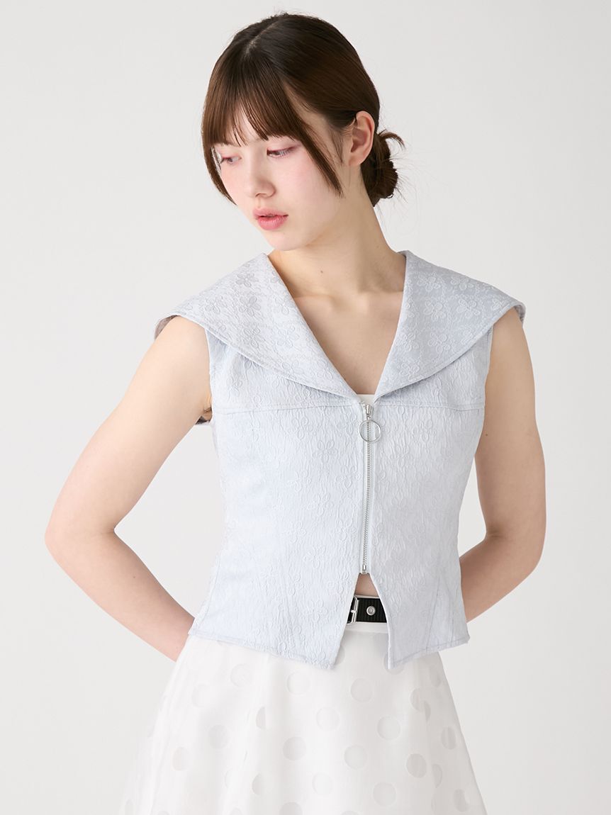 FURFUR「セーラーカーラーブラウス」|シャツ・ブラウス|SAX