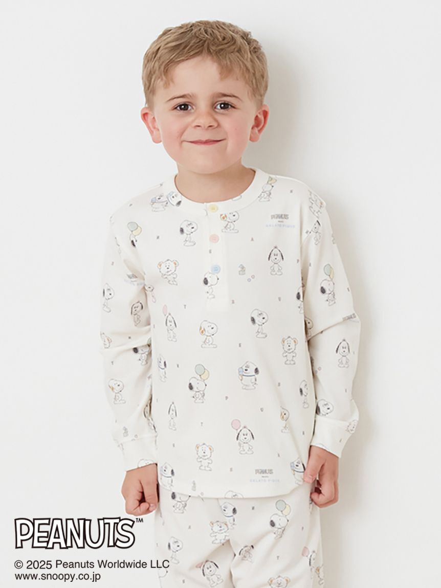 GELATO PIQUE KIDS & BABY「【PEANUTS PUPPIES】【KIDS】総柄プルオーバー」|プルオーバー|