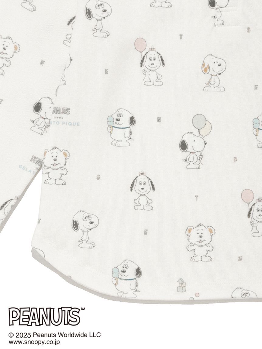 GELATO PIQUE KIDS & BABY「【PEANUTS PUPPIES】【KIDS】総柄プルオーバー」|プルオーバー|