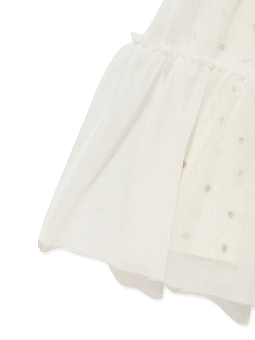 GELATO PIQUE KIDS & BABY「【KIDS】ストロベリー柄チュールワンピース」|ワンピース|