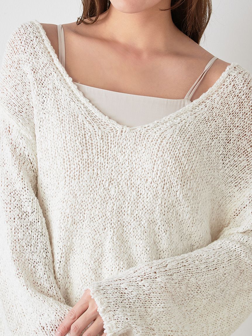 SNIDEL「スラブニットセットワンピース」|ワンピース|