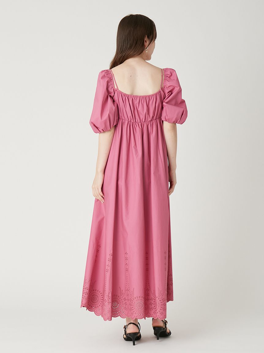 FRAY I.D「3wayパフスリーブエンブロイダリーワンピース」|ワンピース|