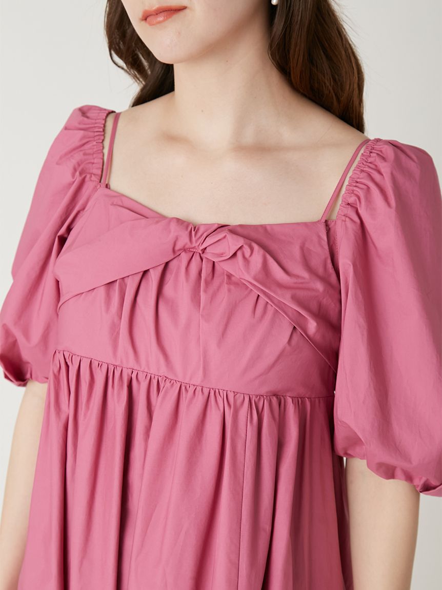 FRAY I.D「3wayパフスリーブエンブロイダリーワンピース」|ワンピース|