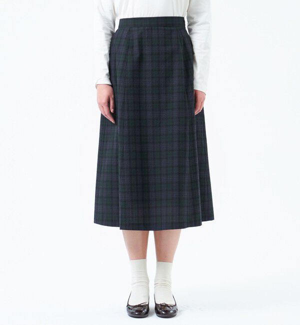 MACKINTOSH PHILOSOPHY「サッカーチェックフレアスカート」|スカート|