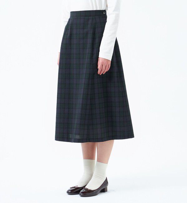 MACKINTOSH PHILOSOPHY「サッカーチェックフレアスカート」|スカート|