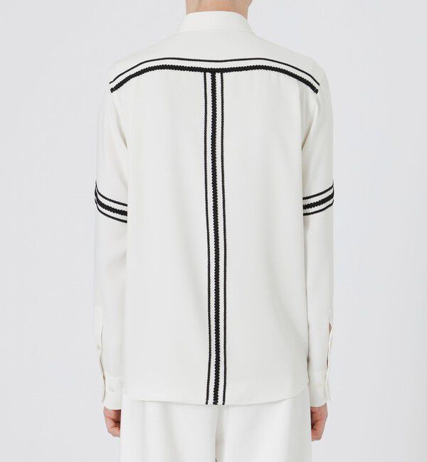  「ブライトコードトリミングシャツ」|シャツ・ブラウス|