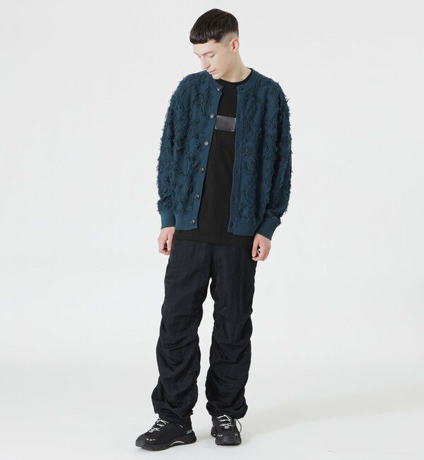  「フリンジジャカードクルーカーディガン」|ニット・セーター|