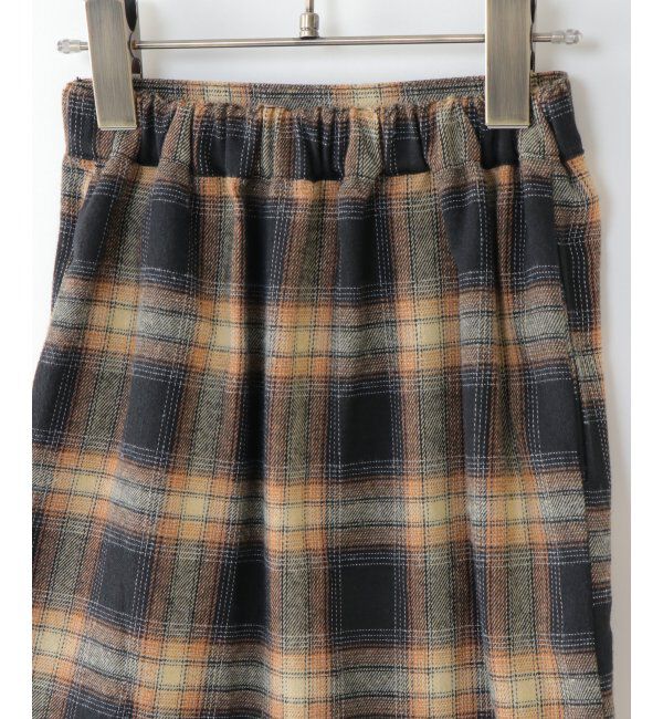 ikka kids「【キッズ】チェック柄マーメードスカート（120~160cm）」|スカート|