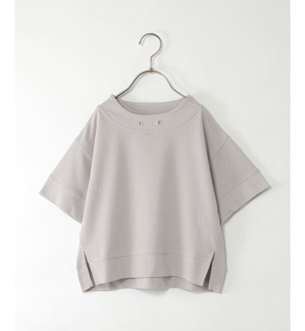 ikka kids「【親子おそろい】鹿の子ワイドネックプルオーバー（120~160cm）」|Tシャツ・カットソー|