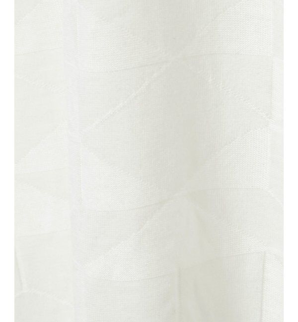 ikka「リンクスジャガードジオメTシャツ」|Tシャツ・カットソー|