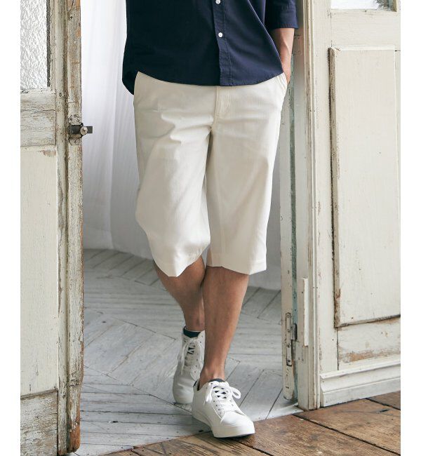 ikka「6.5分丈ドビーハーフパンツ」|その他|