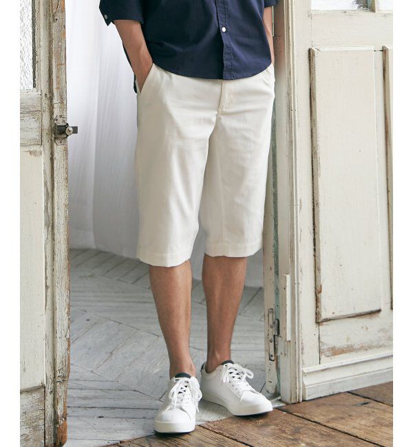 ikka「6.5分丈ドビーハーフパンツ」|その他|