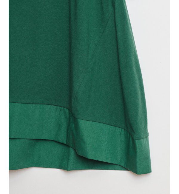 ikka「Aライン裾切り替えカットソー」|その他|