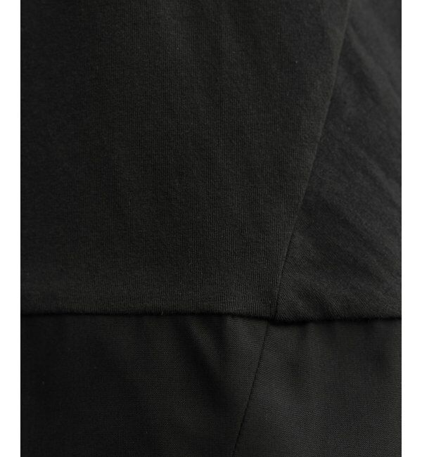 ikka「Aライン裾切り替えカットソー」|その他|