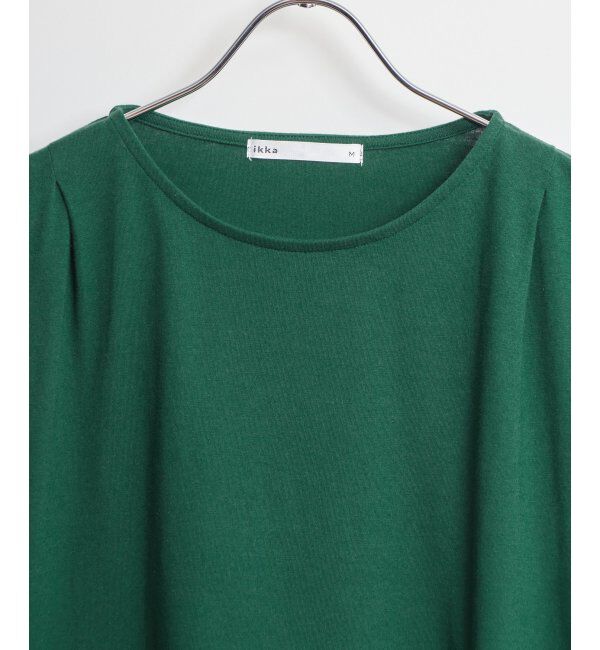 ikka「Aライン裾切り替えカットソー」|その他|