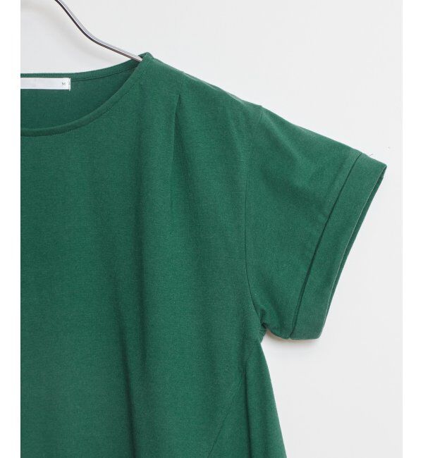 ikka「Aライン裾切り替えカットソー」|その他|