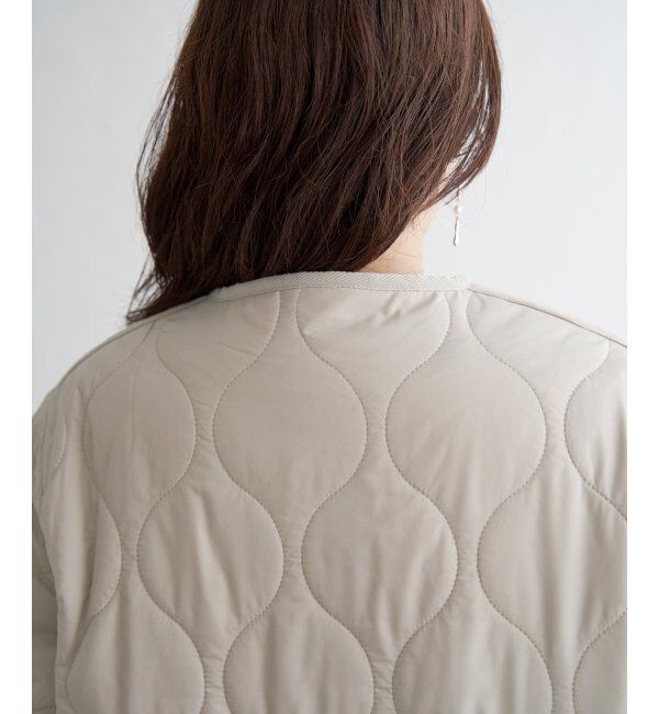 ikka「キルトファーリバーシブルブルゾン」|ブルゾン・スタジャン|