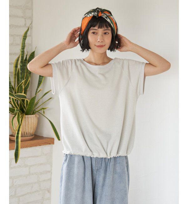 Lbc with Life「ラメ裏毛2WAYジップベストプルオーバー」|その他|