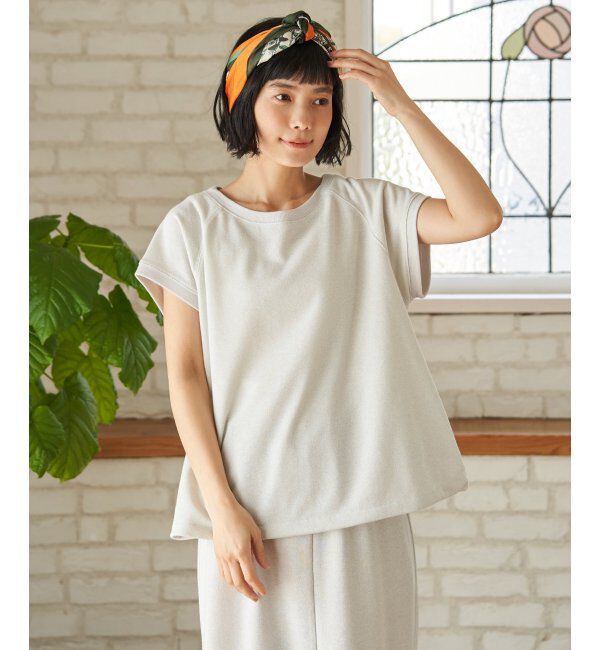 Lbc with Life「ラメ裏毛2WAYジップベストプルオーバー」|その他|