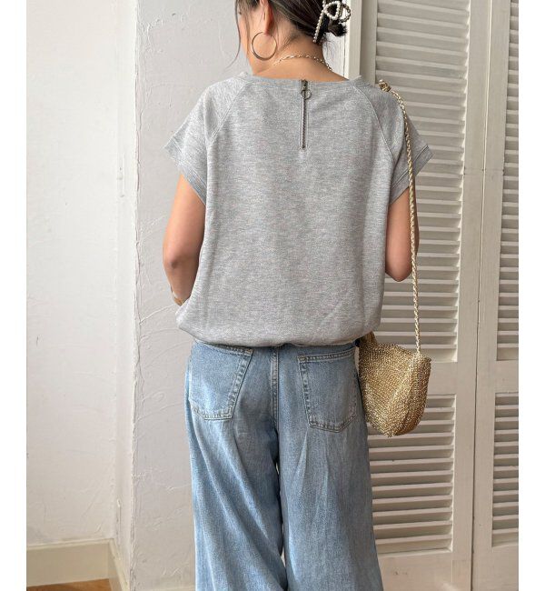 Lbc with Life「ラメ裏毛2WAYジップベストプルオーバー」|その他|