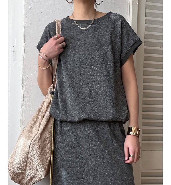 Lbc with Life「ラメ裏毛2WAYジップベストプルオーバー」|その他|