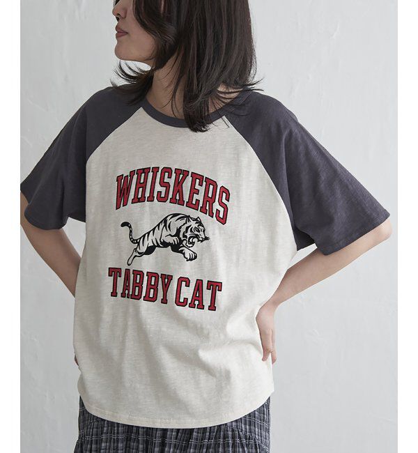 VENCE share style「WHISKERSラグランT」|Tシャツ・カットソー|