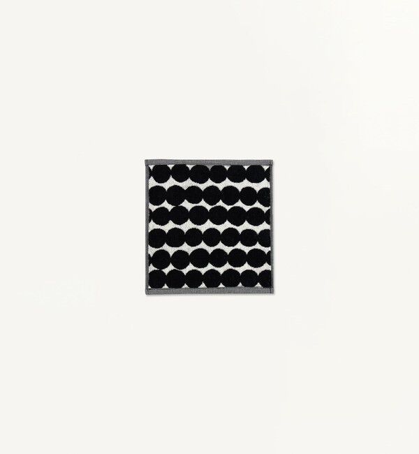 Marimekko「Rasymatto ミニタオル」|タオル|ホワイト&times;ブラック
