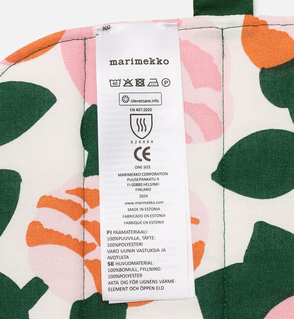 Marimekko「Pieni Green Green ポットホルダー」|その他|
