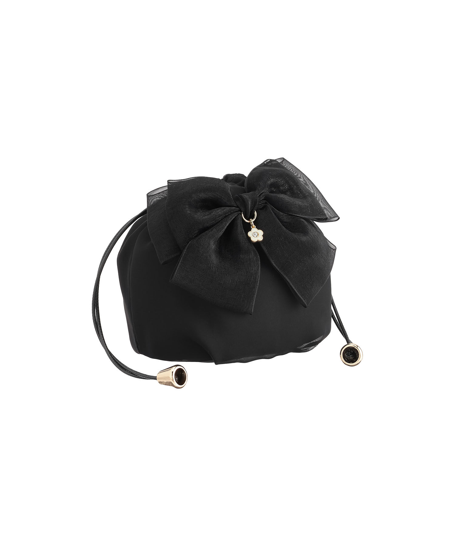 MARY QUANT「シアーリボン 巾着ポーチミニ」|ポーチ|