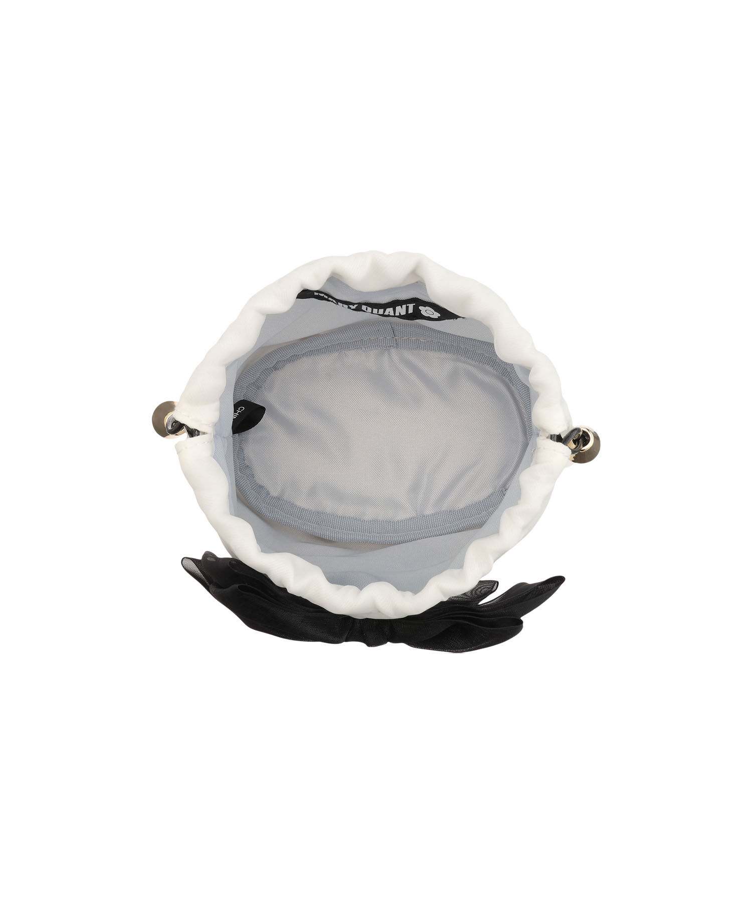 MARY QUANT「シアーリボン 巾着ポーチミニ」|ポーチ|